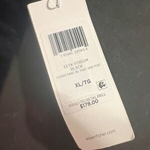 Eileen Fisher Black Ankle Pants